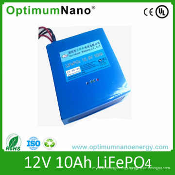 12V 10ah Lithium Battery Pack for Solar LED Light